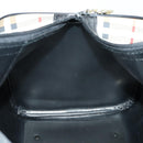 Burberrys Nova Check Boston Bag Canvas Beige Gold Auth 155390-19