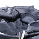 FENDI Mamma Baguette Shoulder Bag Nylon Black Silver Auth 155392-21