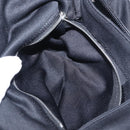 FENDI Mamma Baguette Shoulder Bag Nylon Black Silver Auth 155392-24