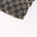 GUCCI GG Canvas Sherry Line Waist bag Red Navy 28566 Auth 155397-13