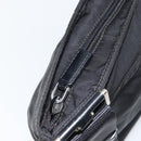 PRADA Shoulder Bag Nylon Black Silver Auth 155398-9