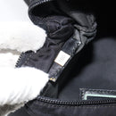 PRADA Shoulder Bag Nylon Black Silver Auth 155398-11