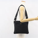 PRADA Shoulder Bag Nylon Black Silver Auth 155398-25