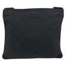PRADA Shoulder Bag Nylon Black Silver Auth 155398-2