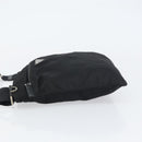 PRADA Shoulder Bag Nylon Black Silver Auth 155398-4