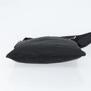 PRADA Shoulder Bag Nylon Black Silver Auth 155398-5