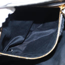 Miu Miu Clutch Bag Leather Silver Gold Auth 155407-19