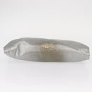 Miu Miu Clutch Bag Leather Silver Gold Auth 155407-7