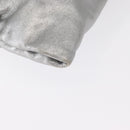 Miu Miu Clutch Bag Leather Silver Gold Auth 155407-8