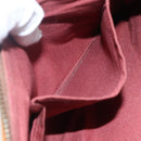 BURBERRY Nova Check Blue Label Shoulder Pouch Canvas 2way Beige Auth 155413-22