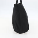 PRADA Hand Bag Nylon Black Silver Auth 155414-3