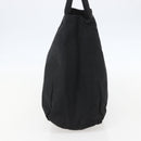 PRADA Hand Bag Nylon Black Silver Auth 155414-4