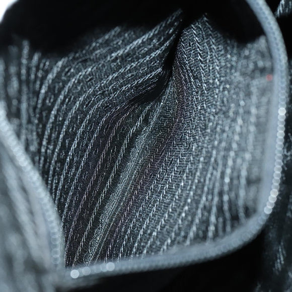 PRADA Chain Shoulder Bag Nylon Purple Gold Auth 155418