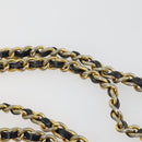 PRADA Chain Shoulder Bag Nylon Purple Gold Auth 155418-8