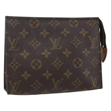 LOUIS VUITTON Monogram Poche Toilette 19 Pouch M47544 LV Auth 155420