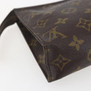 LOUIS VUITTON Monogram Poche Toilette 19 Pouch M47544 LV Auth 155420-16