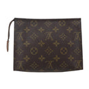 LOUIS VUITTON Monogram Poche Toilette 19 Pouch M47544 LV Auth 155420-2