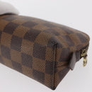 LOUIS VUITTON Damier Ebene Pochette Cosmetic PM Pouch N47516 LV Auth 155421-16