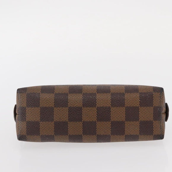 LOUIS VUITTON Damier Ebene Pochette Cosmetic PM Etui N47516 LV Auth 155421