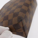 LOUIS VUITTON Damier Ebene Pochette Cosmetic PM Pouch N47516 LV Auth 155421-7