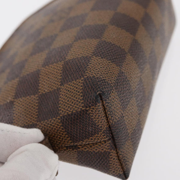 LOUIS VUITTON Damier Ebene Pochette Cosmetic PM Etui N47516 LV Auth 155421