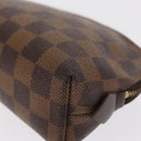 LOUIS VUITTON Damier Ebene Pochette Cosmetic PM Pouch N47516 LV Auth 155421-14