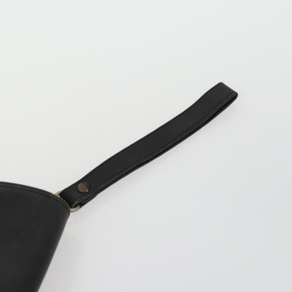 CARTIER Burberry Cartier Trotter Canvas Bag Leather 3 Set Black Auth 155423