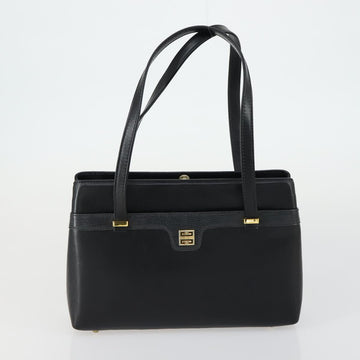 GIVENCHY Chain Bag Leather 2 Set White Black Auth 155424 - 0