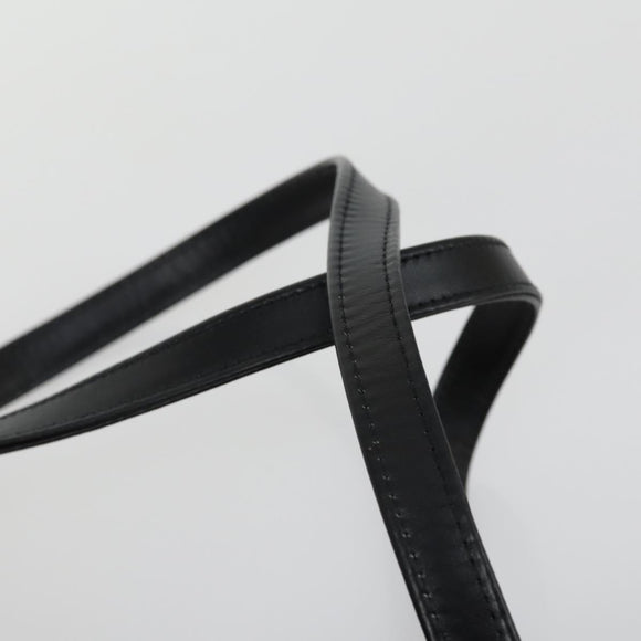 GIVENCHY Chain Bag Leather 2 Set White Black Auth 155424