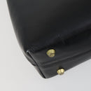 GIVENCHY Chain Bag Leather 2 Set White Black Auth 155424-8