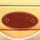 CELINE Paris Macadam Canvas Hand Bag Yellow Auth 155452V-16