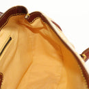 CELINE Paris Macadam Canvas Hand Bag Yellow Auth 155452V-20