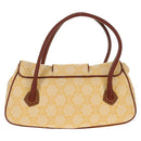CELINE Paris Macadam Canvas Hand Bag Yellow Auth 155452V-3