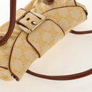 CELINE Paris Macadam Canvas Hand Bag Yellow Auth 155452V-6