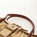 CELINE Paris Macadam Canvas Hand Bag Yellow Auth 155452V-8