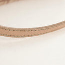 FENDI Zucchino Canvas Mini Mamma Baguette Shoulder Bag Pink Gold Auth 155455V-8