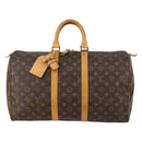 LOUIS VUITTON Monogram Keepall 45 Boston Bag M41428 LV Auth 155458V-13