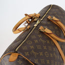 LOUIS VUITTON Monogram Keepall 45 Boston Bag M41428 LV Auth 155458V-6