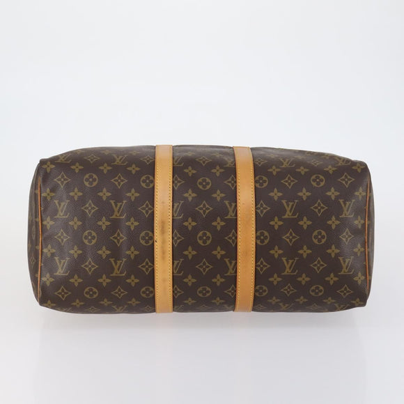 LOUIS VUITTON Monogram Keepall 45 Boston Bag M41428 LV Auth 155458V
