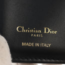 Christian Dior Trotter Canvas Oblique Wallet Navy Gold Auth 155462M-15