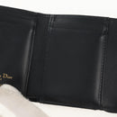 Christian Dior Trotter Canvas Oblique Wallet Navy Gold Auth 155462M-17