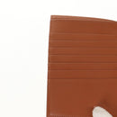 CELINE Triomphe Compact Wallet PVC White Gold Auth 155467M-16