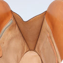 CELINE Macadam Canvas Shoulder Bag PVC Leather Brown Gold Auth 155469-17