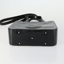 GUCCI Hand Bag Patent leather 2way Black Silver 000 2058 0504 5 Auth 155470-5