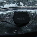 GUCCI Hand Bag Patent leather 2way Black Silver 000 2058 0504 5 Auth 155470-21