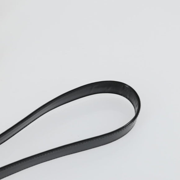 GUCCI Hand Bag Patent leather 2way Black Silver 000 2058 0504 5 Auth 155470