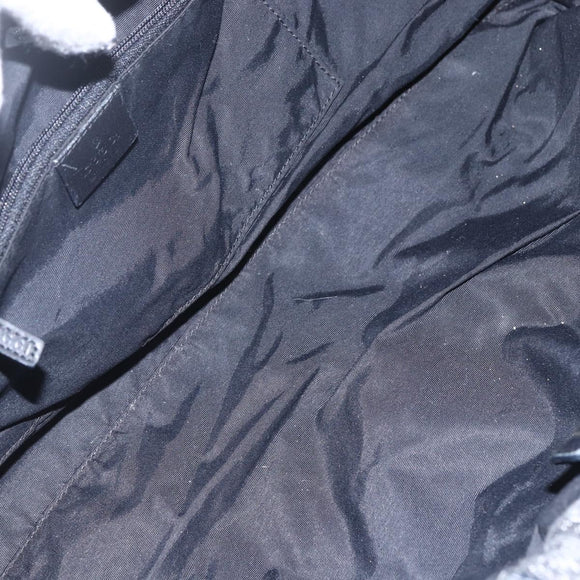 GUCCI GG Canvas Hand Bag Black 76554 Auth 155472