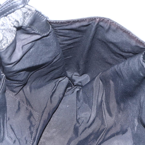 GUCCI GG Canvas Hand Bag Black 76554 Auth 155472