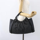 GUCCI GG Canvas Hand Bag Black 76554 Auth 155472-22