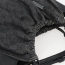 GUCCI GG Canvas Hand Bag Black 76554 Auth 155472-6